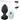 Black remote-controlled device and white oval device with a smiley face button on a white background.