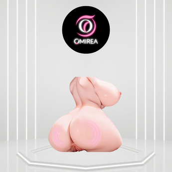 Pink silicone product with Omirea logo on a white background