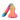 Fantasy-style silicone dildo with rainbow gradient design and tentacle-inspired sculpting, displayed on plain background.