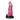 Artistic dildo featuring ridged pink silicone shaft with black monster-inspired base.