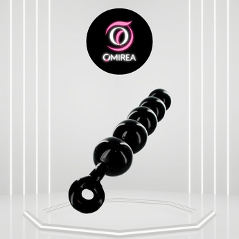 Black rubber band with Omirea logo on a white background