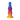 Artistic dildo featuring sculpted textured silicone body in multicolor gradient with sturdy suction base.