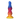 Artistic dildo featuring sculpted textured silicone body in multicolor gradient with sturdy suction base.