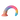 Fantasy-style silicone dildo with rainbow gradient design and suction base, displayed on plain background.