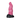 Artistic dildo featuring ridged pink silicone shaft with black monster-inspired base.